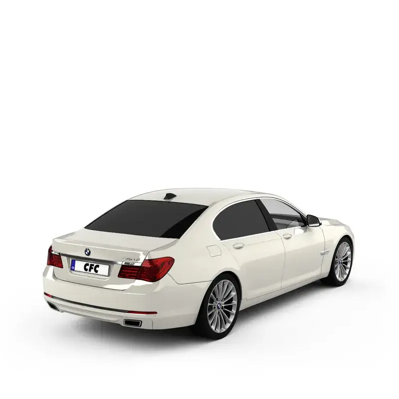Ausverkauf CFC Tönungsfolie KFZ-spezifisch 2D in Streifen für BMW 7er / i7 (F01) Limousine 11/08-06/15