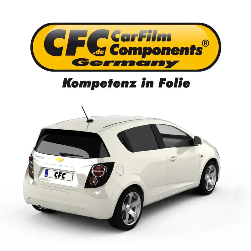 Saisonangebot CFC Tönungsfolie KFZ-spezifisch 3D vorgeformt für Chevrolet Aveo (KL1T) 5-türig 07/11-