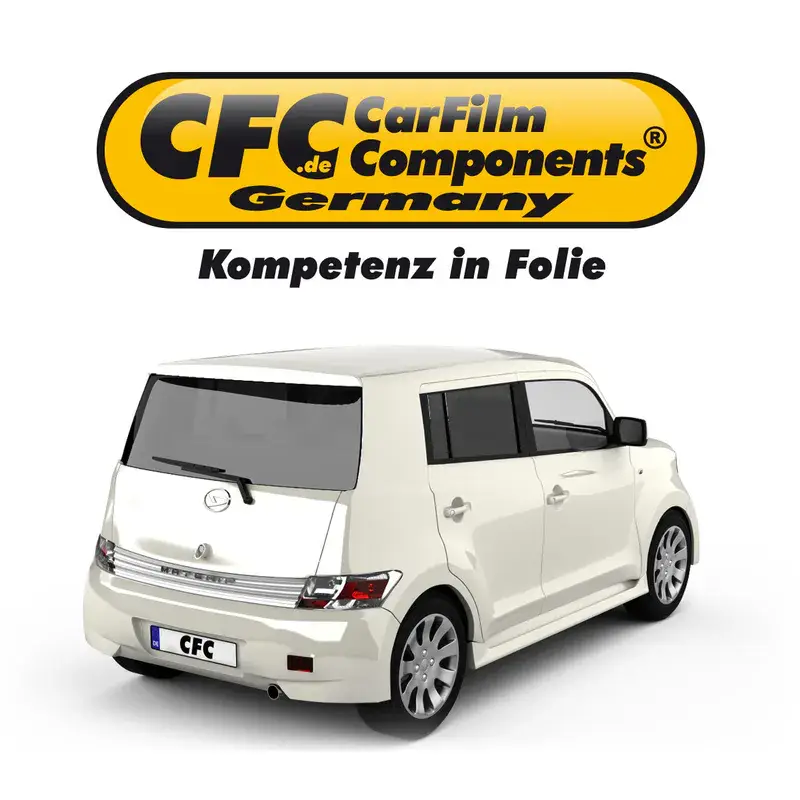 Preiswert CFC Tönungsfolie KFZ-spezifisch 3D vorgeformt für Daihatsu Materia 5-türig 09/06-09/10