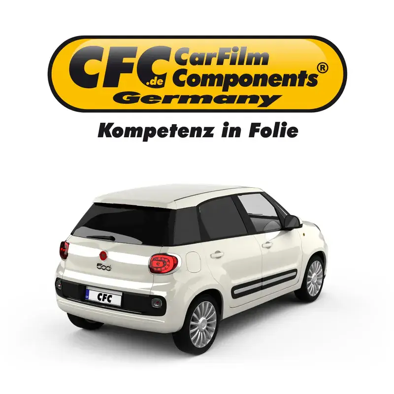 CFC Tönungsfolie KFZ-spezifisch 3D vorgeformt für Fiat 500 L (199) Kombi 04/12- Nur Für Kurze Zeit