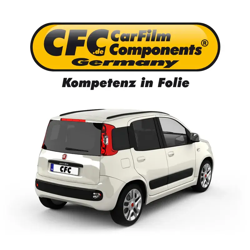 Finale Aktion CFC Tönungsfolie KFZ-spezifisch 3D vorgeformt für Fiat Panda 3 (319) 5-türig 03/12-