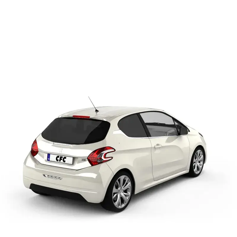 Bestpreis CFC Tönungsfolie KFZ-spezifisch 2D für Peugeot 206 / 206+ 3-türig 11/98-12/12