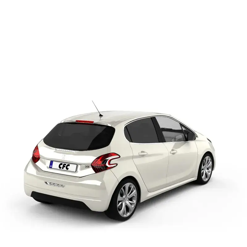 Sonderaktion CFC Tönungsfolie KFZ-spezifisch 2D für Peugeot 206 / 206+ 5-türig 11/98-12/12