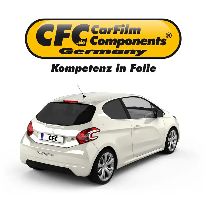 Sonderaktion CFC Tönungsfolie KFZ-spezifisch 3D vorgeformt für Peugeot 208 1 3-türig 01/12-06/19