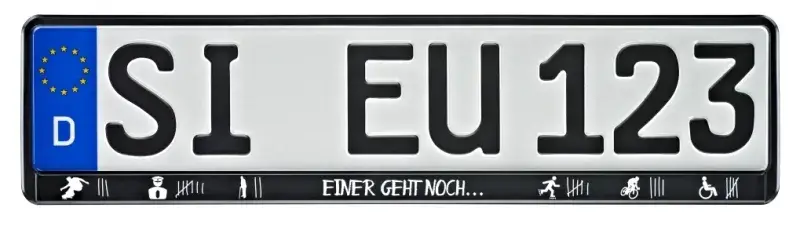 Preisreduziert Auto Kennzeichenhalter Einer geht noch