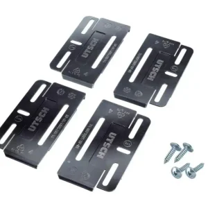Bestpreis 1 Satz Kennzeichenhalter Simple-Fix schwarz