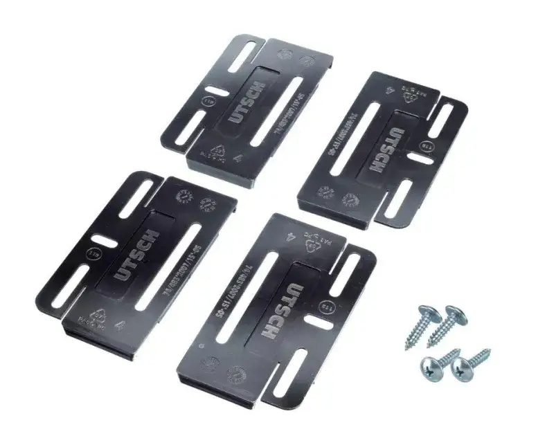 Bestpreis 1 Satz Kennzeichenhalter Simple-Fix schwarz