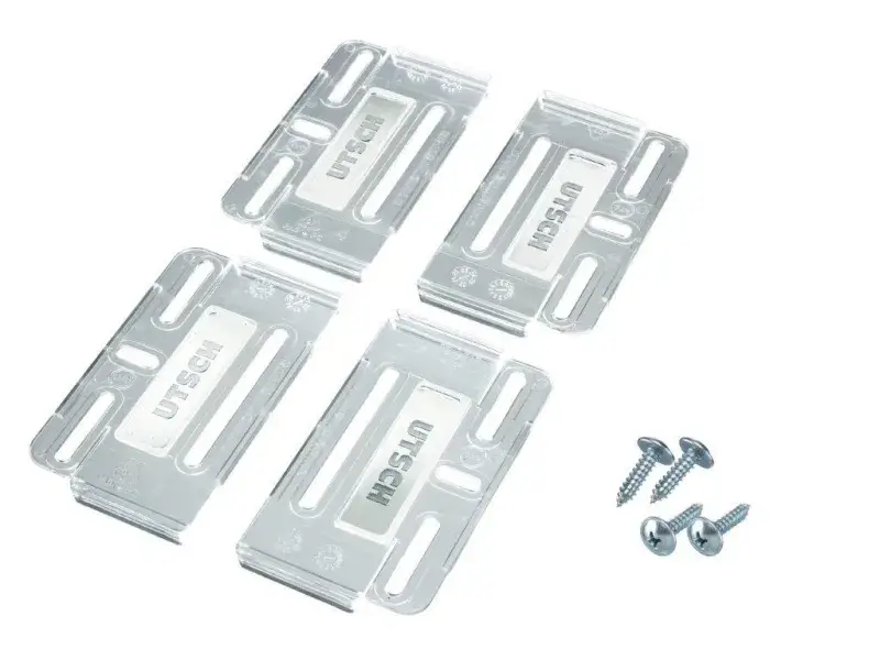 1 Satz Kennzeichenhalter Simple-Fix transparent Neu Im Sortiment