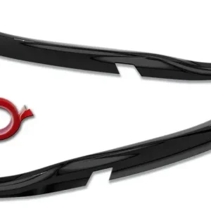 Beliebt RDX Scheinwerferblenden für FORD Tourneo Custom & Transit Custom (für LED, 2023-heute) schwarz glänzend Böser Blick