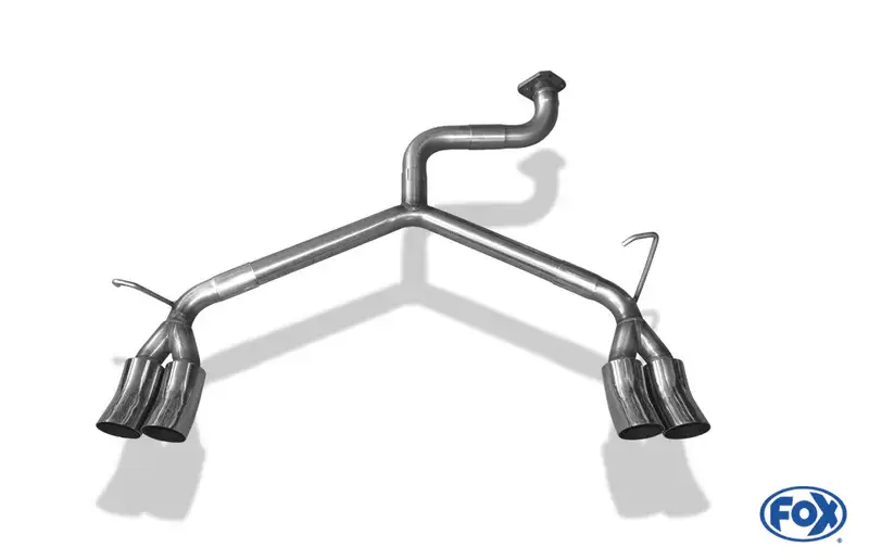 Saisonangebot Fox Alfa GTV Typ 916 Endrohrsystem Ausgang rechts/links - 2x76 Typ 18 rechts/links