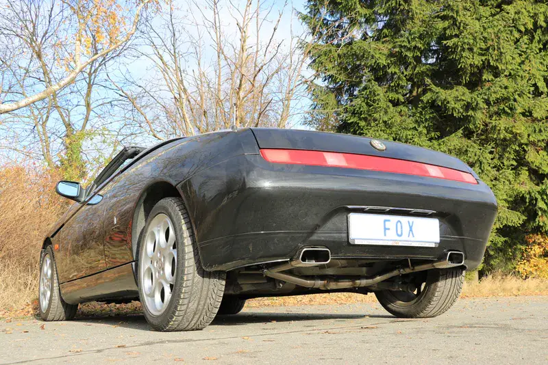 Neue Kollektion Fox Alfa GTV Typ 916 Endrohrsystem Ausgang rechts/links - 145x65 Typ 59 rechts/links