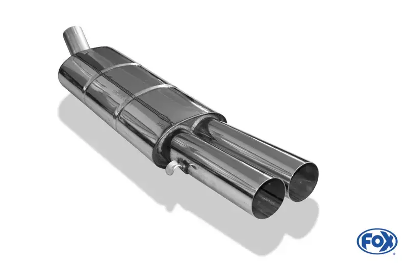 Knallerangebot Fox Audi 80/90 - Typ 89, B3 Limousine/ Coupe/ 80 B4 - Cabrio Endschalldämpfer - 2x76 Typ 10