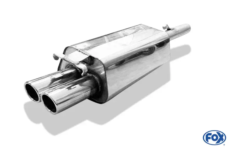 Top-Preis Fox Audi 100/A6 Typ C3/C4 Frontantrieb Endschalldämpfer - 2x76 Typ 16