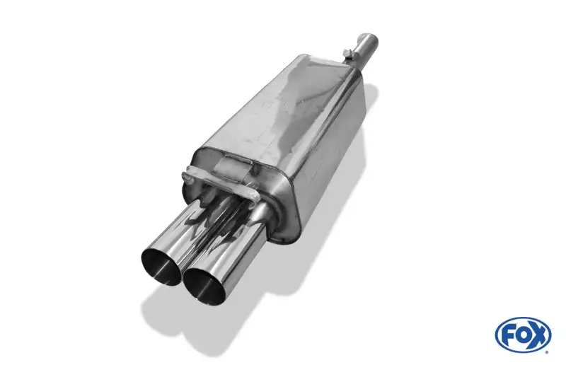 Angebot Fox Audi 100/A6 Typ C3/C4 Frontantrieb Endschalldämpfer - 2x76 Typ 10