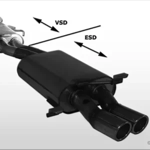 Fox Audi V8 Typ D11 - 100/A6 Typ C4 quattro - 200 Typ 44Q Vorschalldämpfer Wochenendangebot