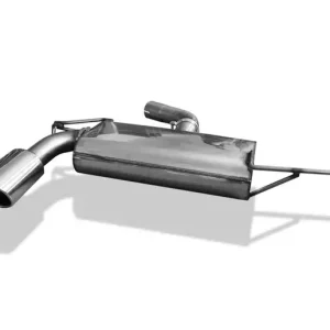 Top-Angebot Fox Audi A3 Typ 8P Endschalldämpfer Ø70mm einseitig - 129x106 Typ 32