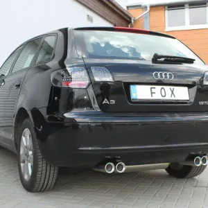 Fox Audi A3 - 8P Sportback Endschalldämpfer Ausgang rechts/links - 2x76 Typ 13 rechts/links Highlight