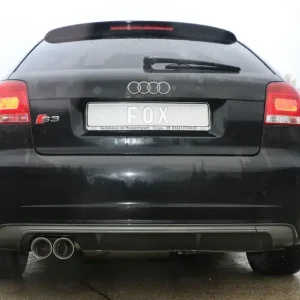 Fox Audi S3 - 8P Endschalldämpfer - 2x90 Typ 25 Preisreduziert