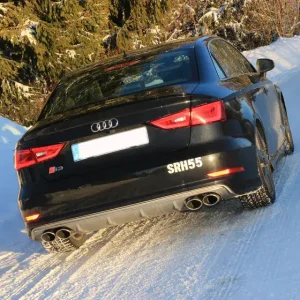 Fox Audi S3 - 8V Limousine + Cabrio Endschalldämpfer Ausgang rechts/links - 2x106x71 Typ 44 rechts/links Heißes Angebot