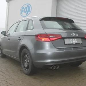Finale Aktion Fox Audi A3 - 8V Sportback Endschalldämpfer einseitig - 2x80 Typ 25