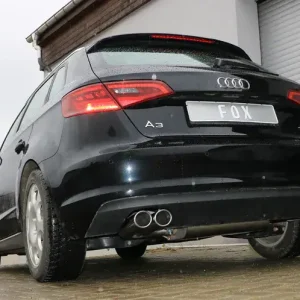 Fox Audi A3 - 8V Sportback Endschalldämpfer einseitig - 2x88x74 Typ 32 Saisonangebot