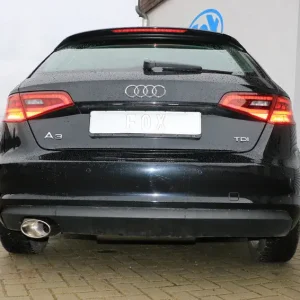 Fox Audi A3 - 8V Sportback Endschalldämpfer einseitig - 160x90 Typ 38 Mega-Angebot