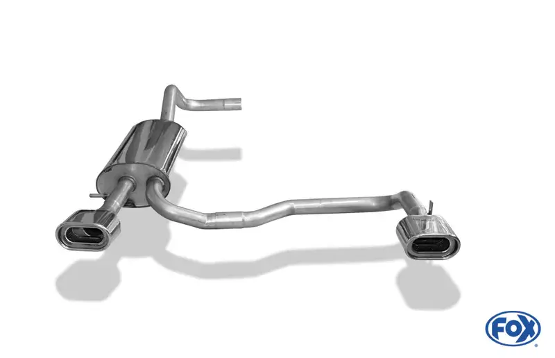 Fox Audi A4 Typ B5 Endschalldämpfer Ausgang rechts/links - 135x80 Typ 53 rechts/links Meistverkauft
