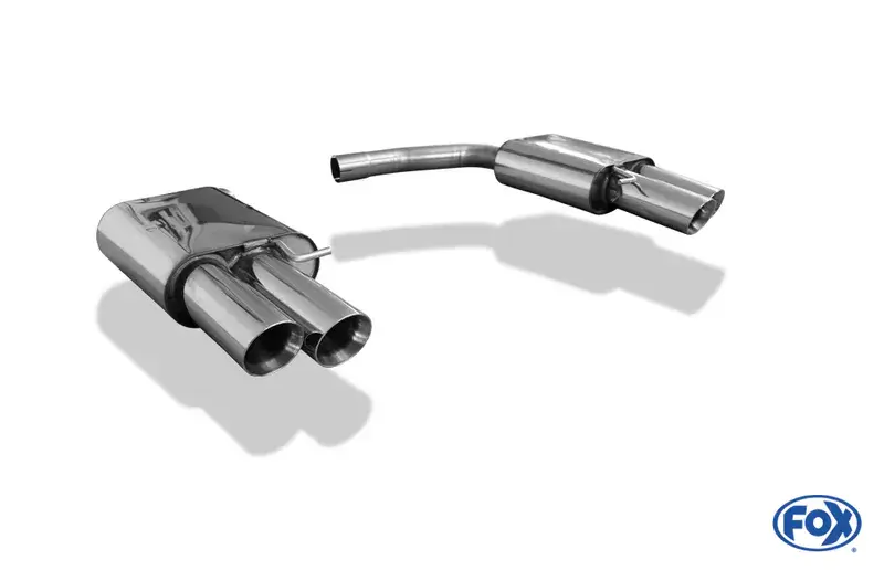 Fox Audi A4/A5/ S5 quattro - B8/ 8T Endschalldämpfer rechts/links für 2-Rohr zweiflutig - 2x90 Typ 25 rechts/links Kracherpreis