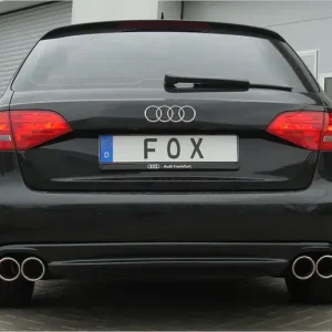 Fox Audi A4/A5 B8 Limousine/Avant/S-Line Frontantrieb & Quattro Endschalldämpfer rechts/links - 2x90 Typ 17 rechts/links Super-Preis
