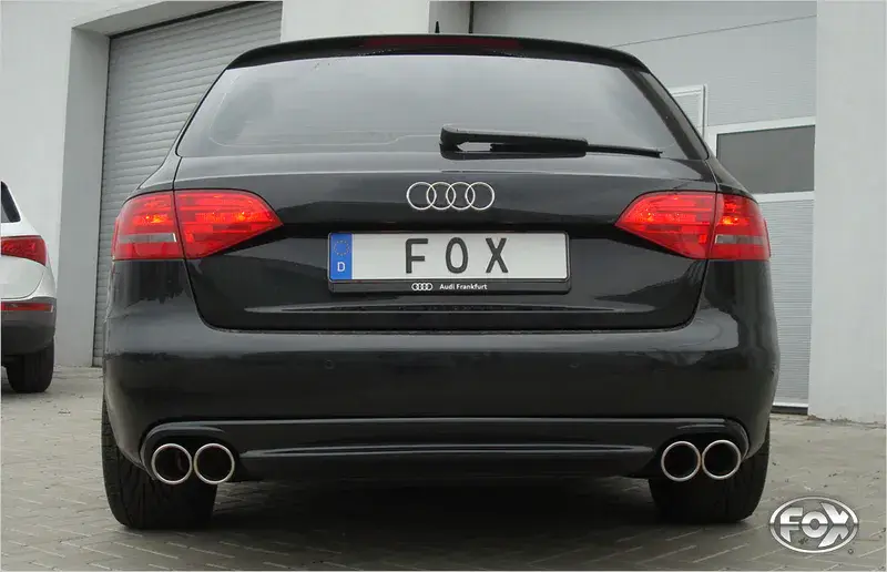 Fox Audi A4/A5 B8 Limousine/Avant/S-Line Frontantrieb & Quattro Endschalldämpfer rechts/links - 2x90 Typ 17 rechts/links Super-Preis