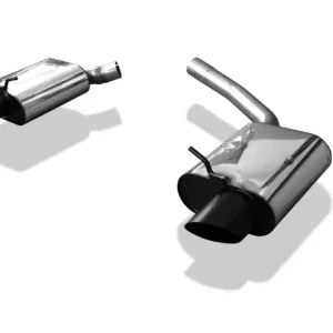 Fox Audi A5 8T Coupe - RS5-Optik Endschalldämpfer rechts/links mit Y-Adapter 65mm innen - 115x85 Typ 30 rechts/links schwarz Rabatt