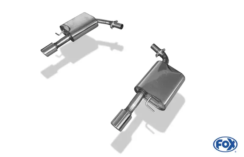 Fox Audi A6 Typ 4F Endschalldämpfer rechts/links - 1x90 Typ 17 rechts/links Nur Heute