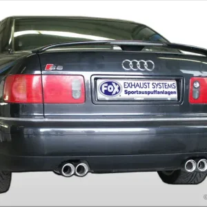 Fox Audi A8/ S8 Typ D2 - ohne Anhängerkupplung Endschalldämpfer rechts/links - 2x76 Typ 17 rechts/links Garantierte Lieferung