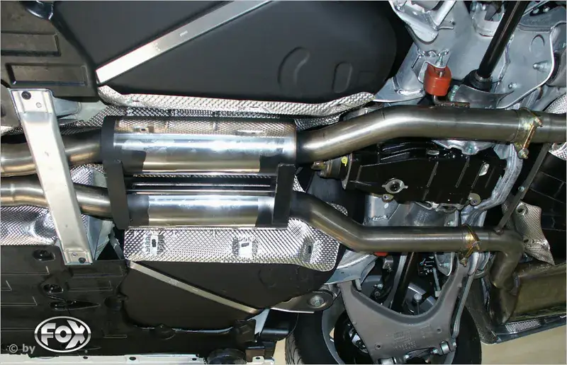 Neuheit Fox Audi A8 Typ 4E Mittelschalldämpfer Ø70mm