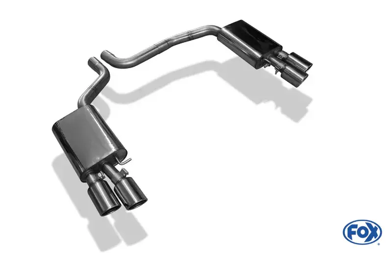Finale Aktion Fox Audi S8 Typ 4H Endschalldämpfer rechts/links zweiflutig - 2x100 Typ 16 rechts/links