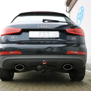 Fox Audi Q3 quattro Benzin Endschalldämpfer Ausgang rechts/links - 160x90 Typ 38 rechts/links Begrenztes Angebot