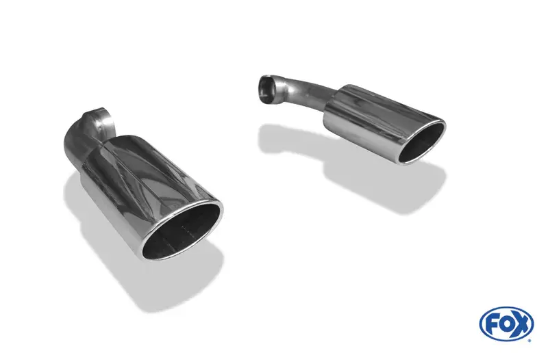 Fox Audi Q7 - 4L Endrohrpaar zum Aufstecken - 129x106 Typ 32 rechts/links Neu Im Sortiment