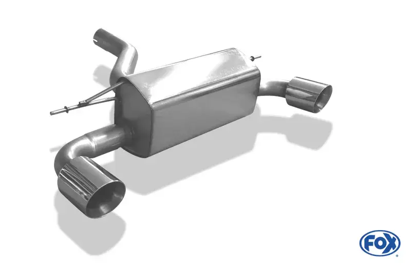 Fox BMW F20/F21 - M135i Endschalldämpfer quer Ausgang rechts/links - 1x100 Typ 25 rechts/links Schneller Versand