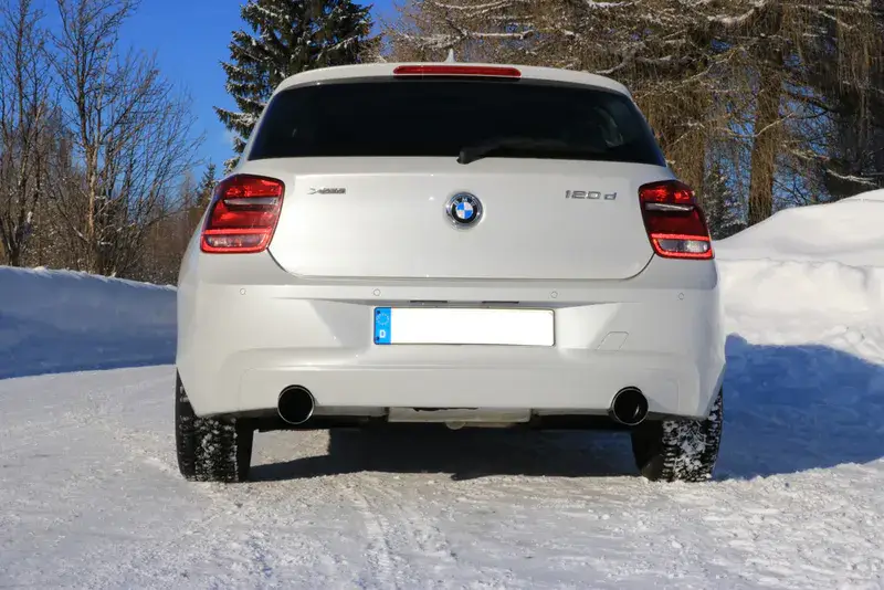 Fox BMW F20/F21 - 120d Endschalldämpfer quer Ausgang rechts/links - 1x100 Typ 10 rechts/links Markenware