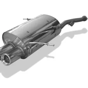 Ausverkauf Fox BMW E36 316Ti Endschalldämpfer - 2x80 Typ 13