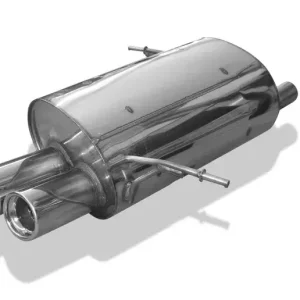 Heißes Angebot Fox BMW E36 316i/318Ti Compact Endschalldämpfer - 2x80 Typ 13