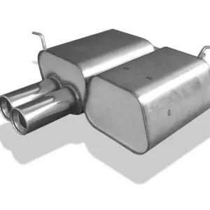 Fox BMW E46 316Ti/ 318Ti/ 325Ti Endschalldämpfer - 2x80 Typ 13 Preisknaller