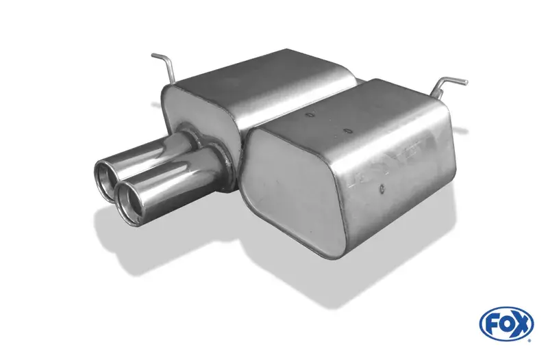 Fox BMW E46 316Ti/ 318Ti/ 325Ti Endschalldämpfer - 2x80 Typ 13 Preisknaller