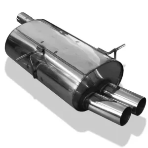 Fox BMW E46 320/ 323/ 328 Endschalldämpfer einflutig auf original MSD - 2x76 Typ 10 Angebot