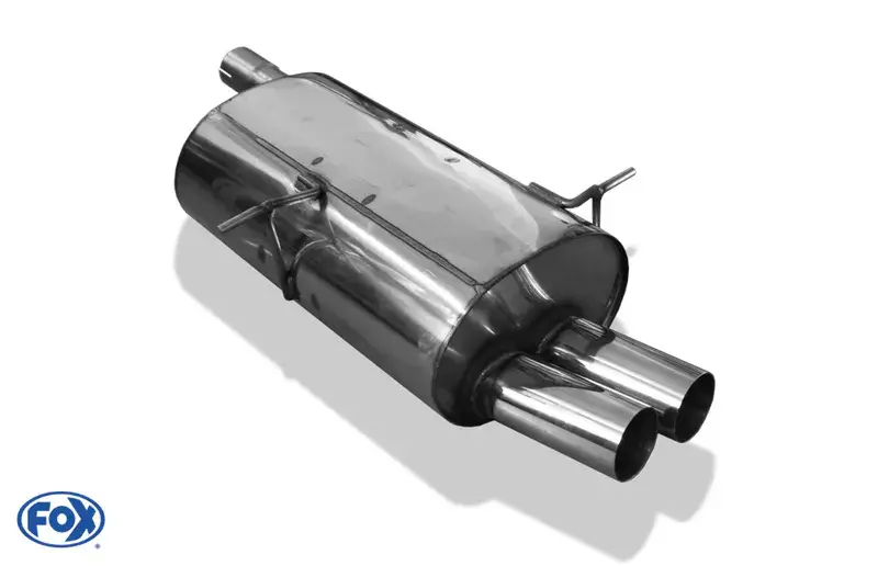 Fox BMW E46 320/ 323/ 328 Endschalldämpfer einflutig auf original MSD - 2x76 Typ 10 Angebot