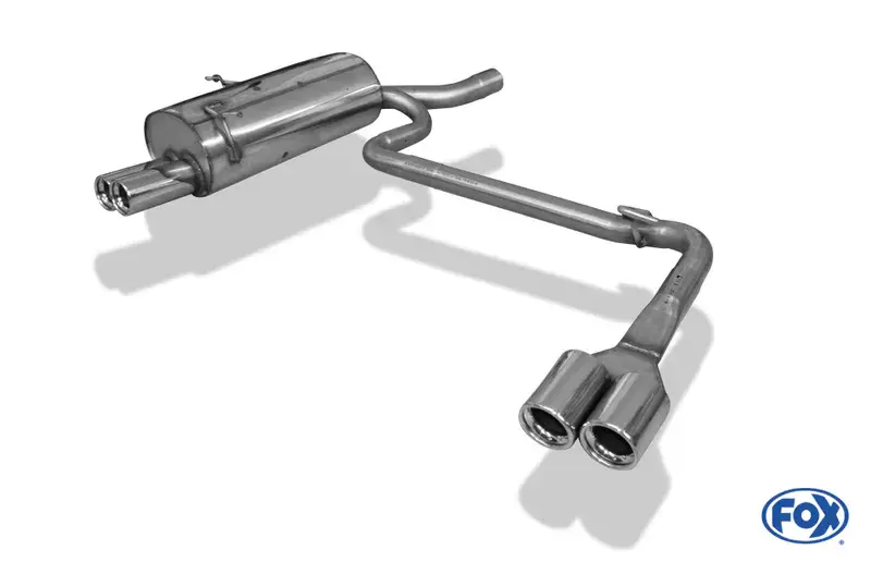 Sichere Zahlung Fox BMW E46 320/ 323/ 328 Endschalldämpfer Ausgang rechts/links einflutig auf original MSD - 2x76 Typ 13 rechts/links