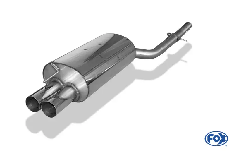 Saisonangebot Fox BMW E46 320d Endschalldämpfer einflutig - 2x76 Typ 10