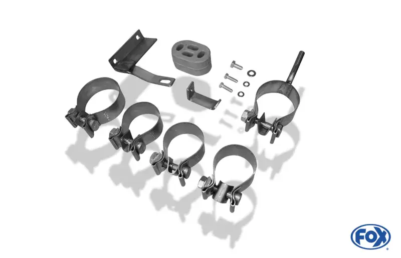 Top-Angebot Fox BMW E46 320d Endschalldämpfer Ausgang rechts/links einflutig - 2x70 Typ 10 rechts/links