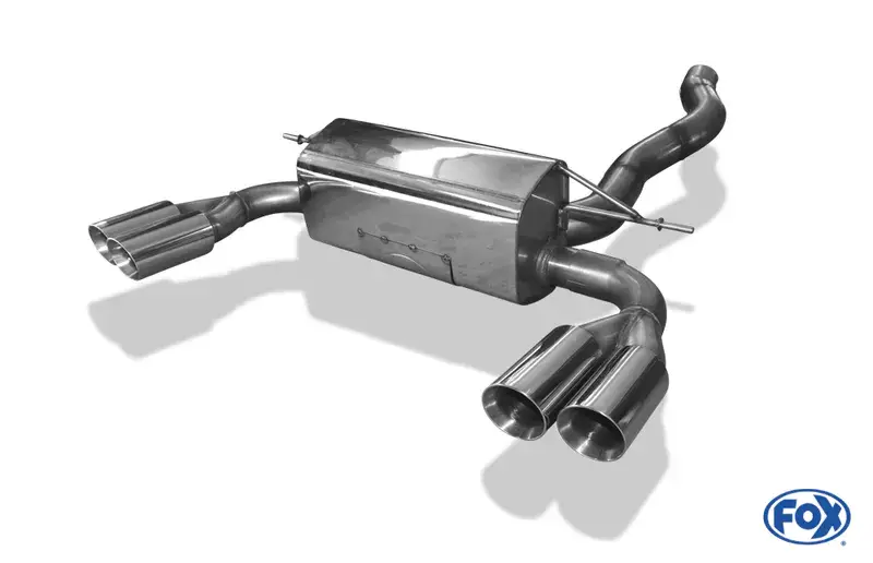 Fox BMW F32/F33/F36 - 435i - M-Paket Endschalldämpfer quer Ausgang rechts/links - 2x80 Typ 25 rechts/links Ausverkauf