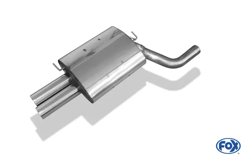 Fox BMW E60/61 - 520i/ 523i/ 525i/ 530i Endschalldämpfer - 2x76 Typ 10 Zertifiziert